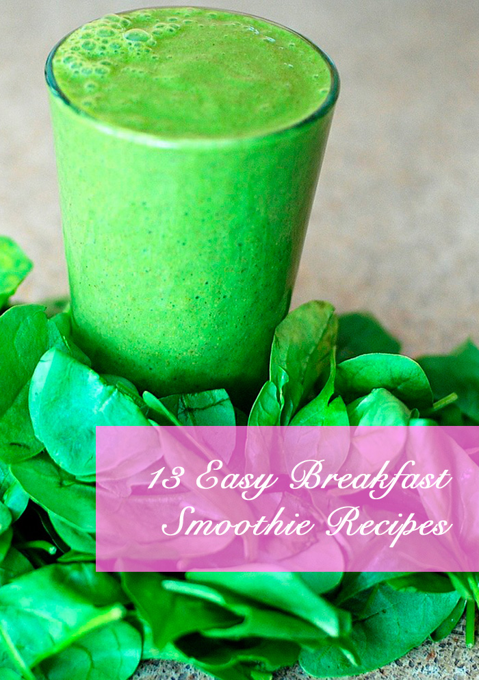 13 Easy breakfast smoothie recipes Cocina Muy Facil