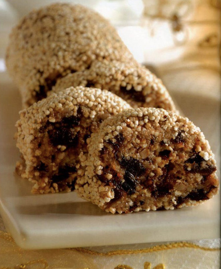 Rollo de amaranto y ciruela. Receta | cocinamuyfacil.com