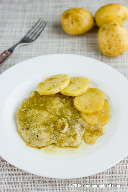 Chuleta De Cerdo En Salsa Verde Youtube Chuleta De Cerdo En Salsa Verde Youtube